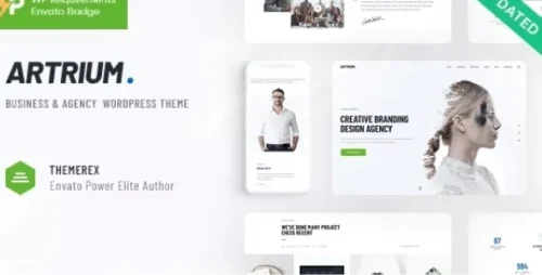 Artrium Theme GPL v1.0.10 – Creative Agency & Web Studio WordPress Theme